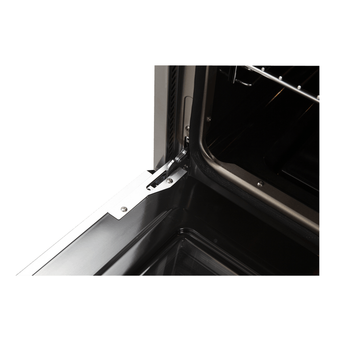 Forno 48-Inch Galiano Dual Fuel Range with 8 Gas Burners and 240v Electric Oven in Stainless Steel with Blue Door (FFSGS6156-48BLU)