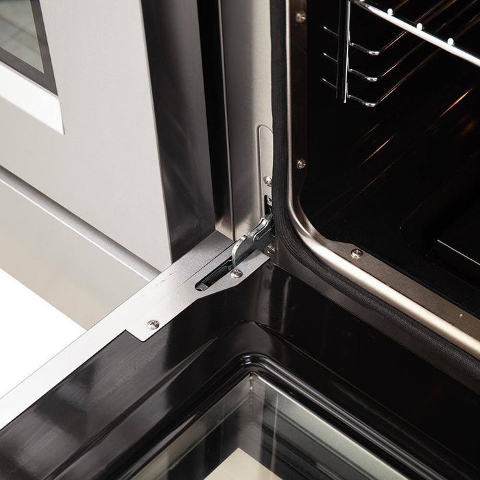 Forno 3-Piece Appliance Package - 48-Inch Gas Range, Refrigerator, & Wall Mount Hood in Stainless Steel (FBDL-018-04CAUS)