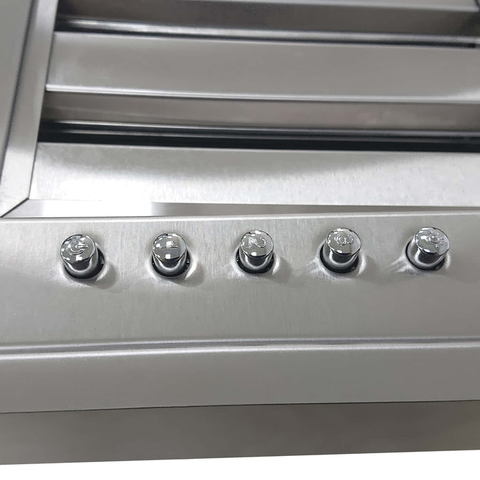 Forno Frassanito 30-Inch Recessed Range Hood Insert with 450 CFM Motor in Stainless Steel (FRHRE5346-30) FORNO
