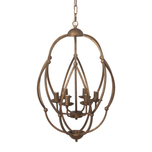 Park Hill Raleigh Bronze Chandelier ELH26164
