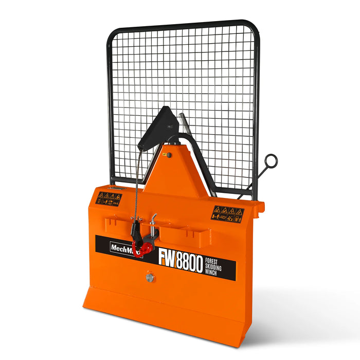 36" MAX Portable Sawmill & 3-Point PTO Stump Grinder & Forestry Log Skidding Winch Combo