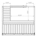 Green Vista Living SaunaLife Model G2 Outdoor Home Sauna Kit | 4 Persons - Dimensions