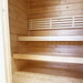 Green Vista Living SaunaLife Model G2 Outdoor Home Sauna Kit | 4 Persons - Close-Up