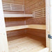 Green Vista Living SaunaLife Model G2 Outdoor Home Sauna Kit | 4 Persons - Detail View