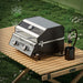 Monument Grills G22 | Stainless Tabletop Propane Gas Grill - Side View