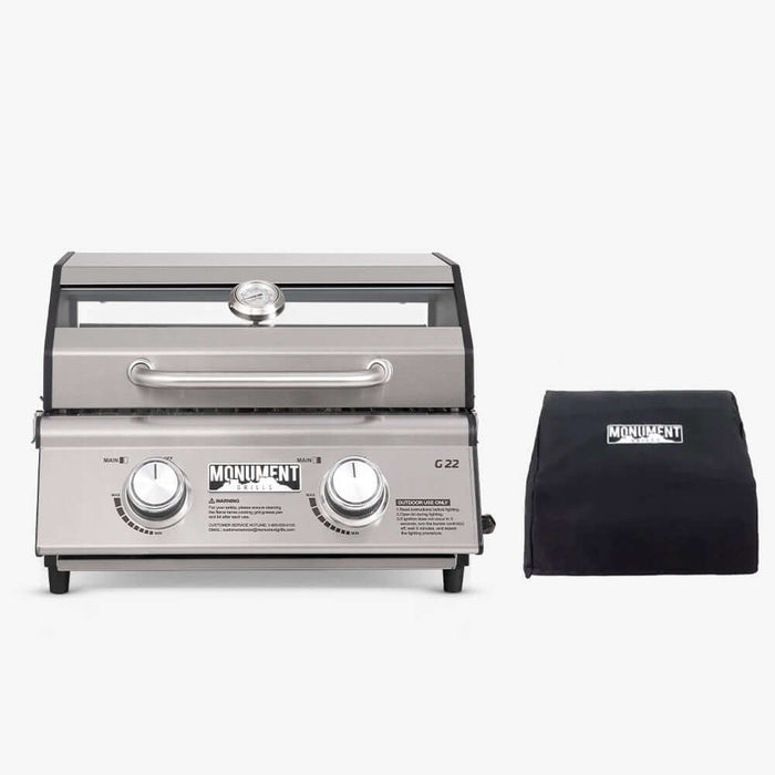 Monument Grills G22 | Stainless Tabletop Propane Gas Grill - View 17