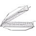Napoleon flexible stainless steel grill basket 57012