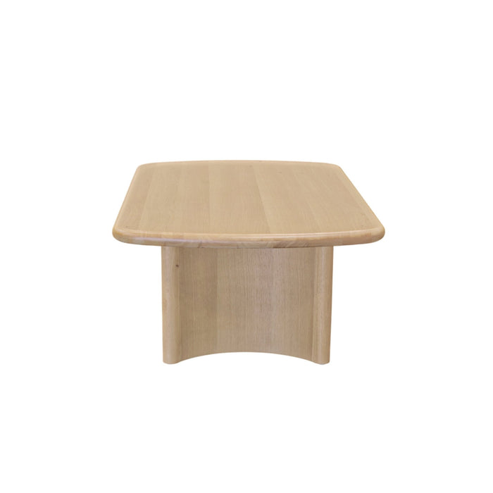 Alpine Furniture Cleo Gabrielle Coffee Table, Light Oak
