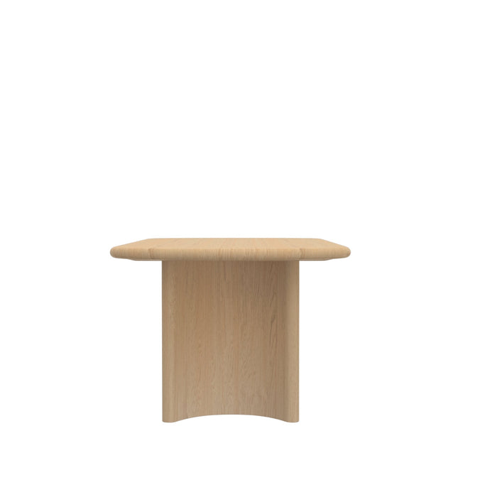 Alpine Furniture Gabrielle Dining Table, Light Oak
