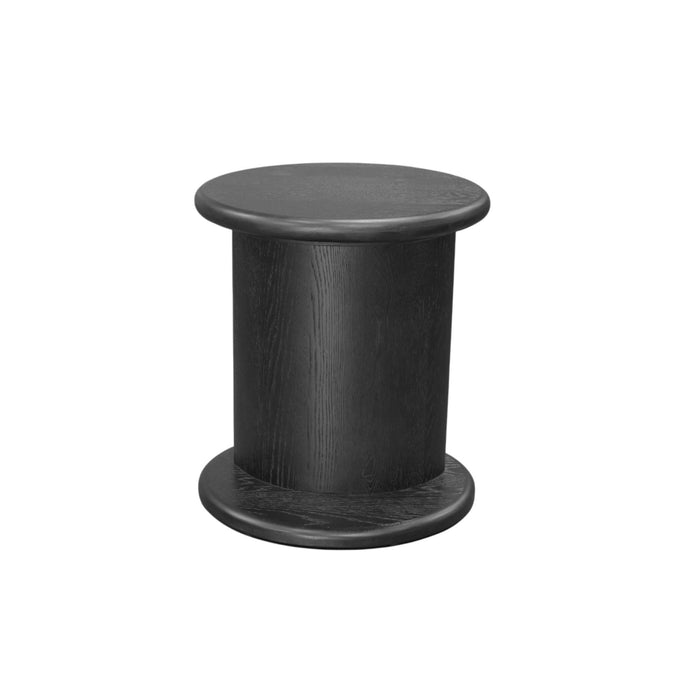 Alpine Furniture Cleo Gabrielle End Table, Black