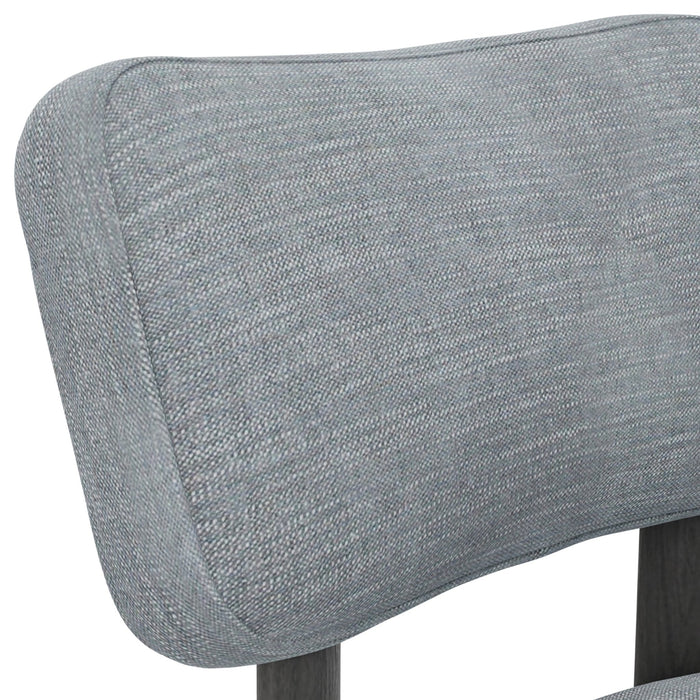 Alpine Furniture Cleo Gabrielle Side Chairs, Black (Set of 2)