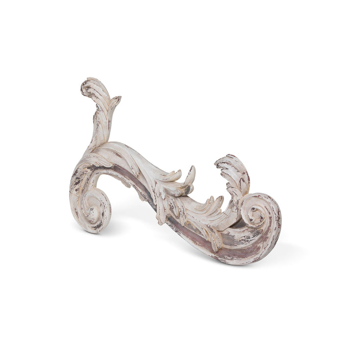 Park Hill Collection Florentine Scroll Wall Decor - Oversized Tuscan Elegance with Antique Finish for... - Side View