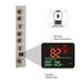 Cascada Showers Genoa 16"x36" Brushed Nickel Music LED Digital Shower System By Cascada Shower - Detail View