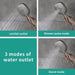 Cascada Showers Genoa 16"x36" Brushed Nickel Music LED Digital Shower System By Cascada Shower - Lifestyle View