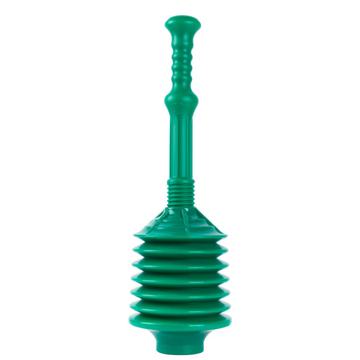 Utility-Sink.com Bellows Accordion Toilet Plunger (Green) - Main Product Image