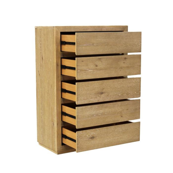 Alpine Furniture Cleo Harper Five Drawer Chest