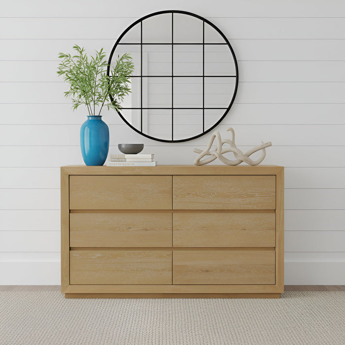 Alpine Furniture Cleo Harper Six Drawer Dresser