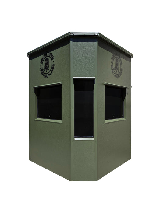 Boonetown High Rise 6x6 Octagon Elite Hunter 6x6 octagon hunting blind view