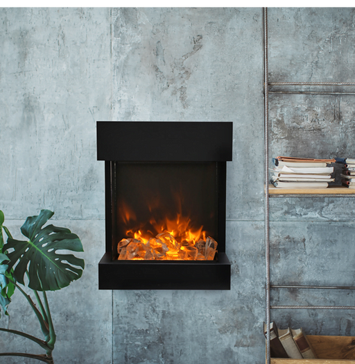 Electric Fireplace CUBE-2025WM-LUMINA - front view