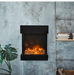 Electric Fireplace CUBE-2025WM-LUMINA - front view