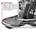 Tomahawk Power 36" Honda Concrete Fast Pitch Power Trowel with 9HP Honda GX270 Finishing Blades Finishing Tool - Product...