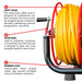 1.6HP Skid Sprayer Barrel Mount Only with Honda GX35 100ft Hose and 500 PSI Pump for Pest Control - feature highlight