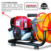 1.6HP Skid Sprayer Barrel Mount Only with Honda GX35 100ft Hose and 500 PSI Pump for Pest Control - lifestyle in-use
