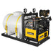 4000 PSI 4 GPM 15 HP ZONSEN E-Start Gas Engine Hot Water Pressure Washer Skid Mounted with 245 Gal Tank,  HPW40DBT
