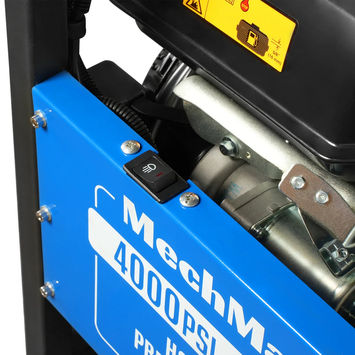 4000 PSI 4 GPM KOHLER E-Start Engine Hot Water Pressure Washer Skid Mounted with 175 Gal Tank,  HPW40KT