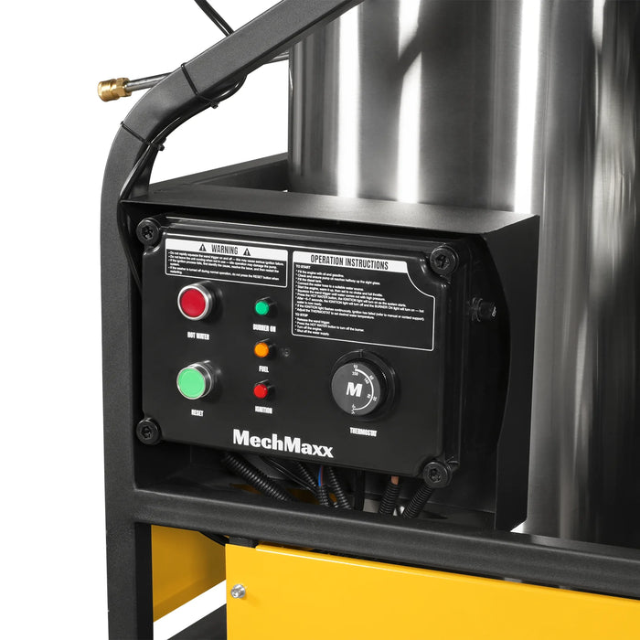 4000 PSI 4 GPM 15 HP ZONSEN E-Start Gas Engine Hot Water Pressure Washer with Hose Reel,  HPW40D