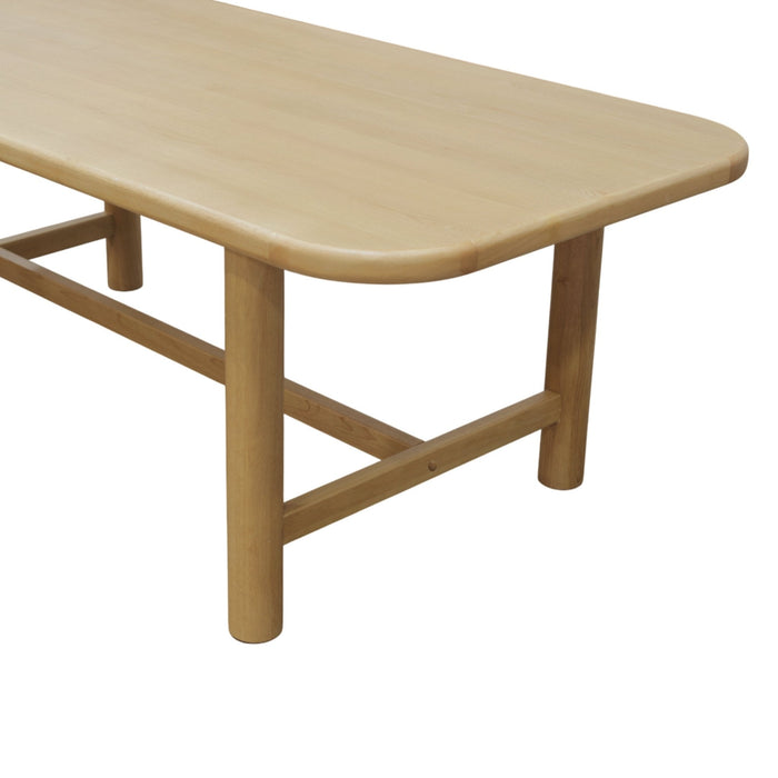 Alpine Furniture Cleo Hudson Dining Table, Light Oak