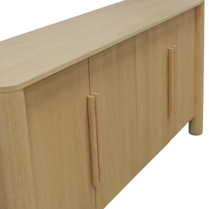 Alpine Furniture Cleo Hudson Sideboard, Light Oak