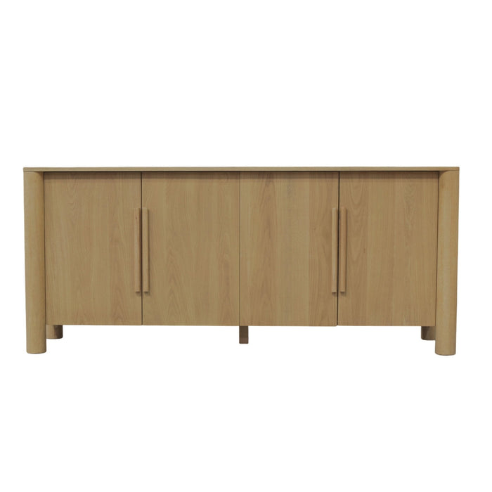 Alpine Furniture Cleo Hudson Sideboard, Light Oak