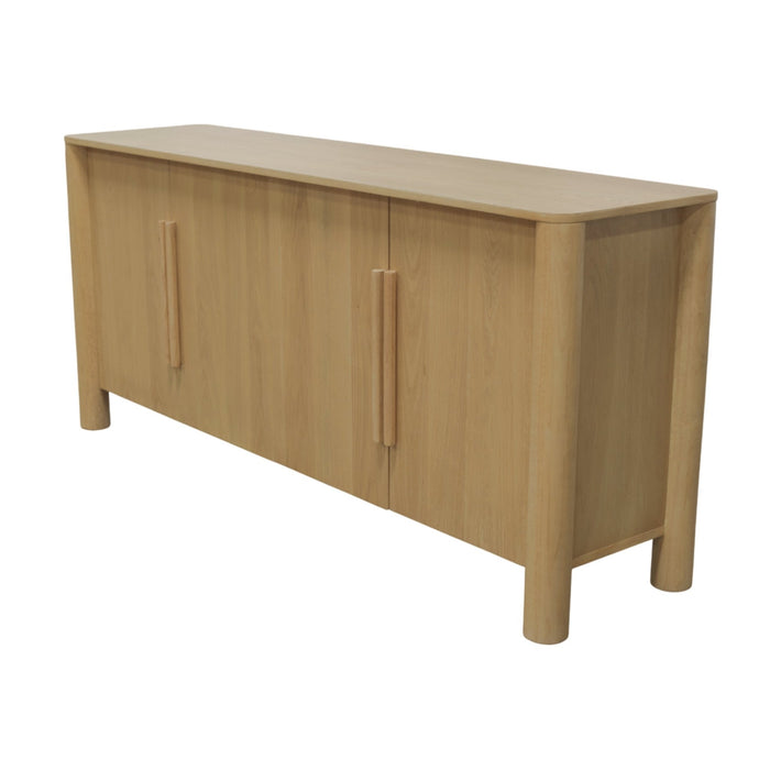 Alpine Furniture Cleo Hudson Sideboard, Light Oak