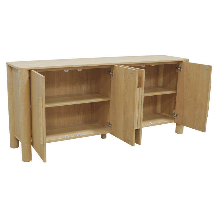Alpine Furniture Cleo Hudson Sideboard, Light Oak