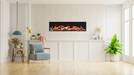 65" Electric Fireplace 102765-DE - detail close-up
