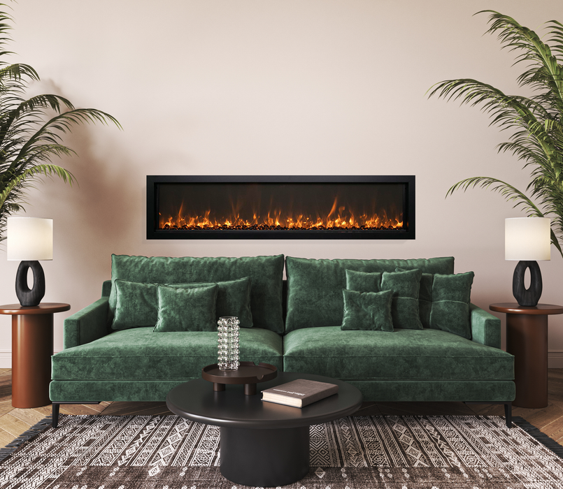 65" Electric Fireplace 102765-XS - front view
