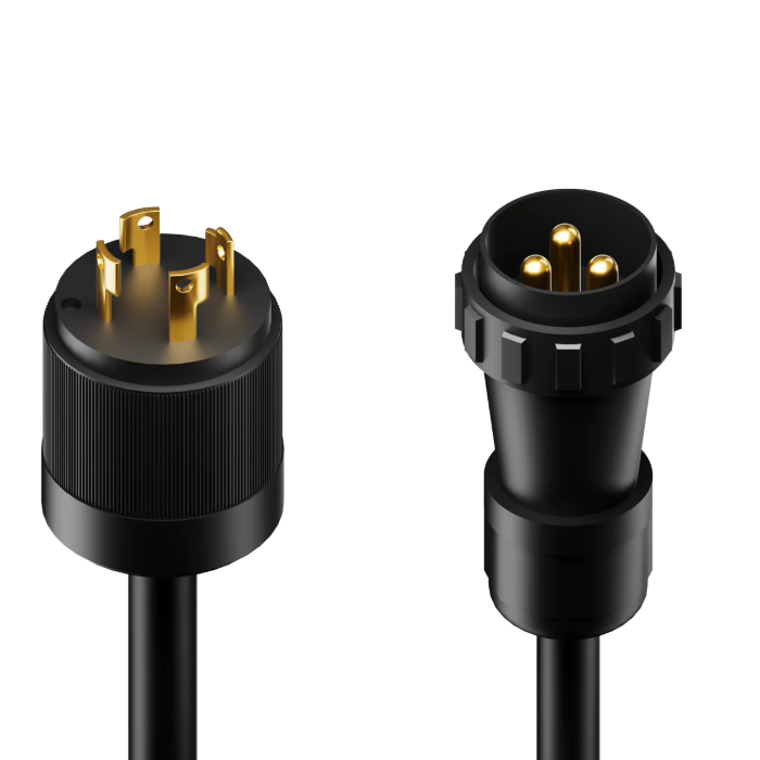 Green Vista Living Mango Power E 30A Fast Charging Cable (125V/30A/1.5m） Bathroom Vanity - Side View