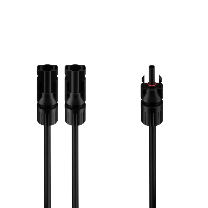 Green Vista Living Mango Power Solar Parallel Connection Cable - Side View