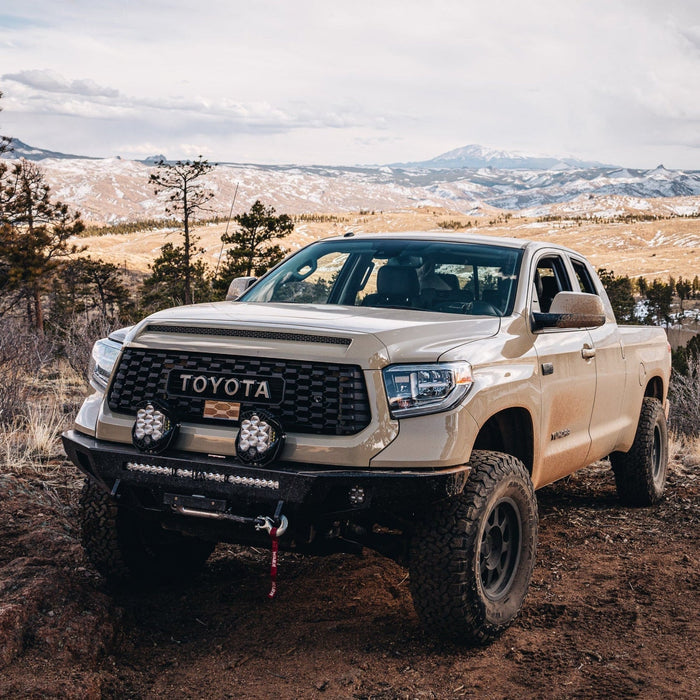 C4 Fabrication 2014-2021 Toyota Tundra Overland Series Front Bumper – image 11 of 20