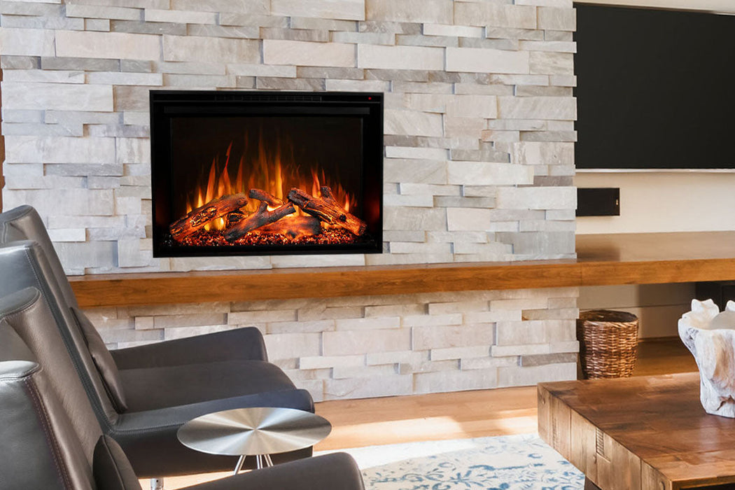 Redstone 26" Built In Electric Firebox Insert - side view