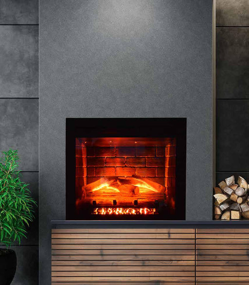 26" Electric Fireplace EF-123-3BKFI - front view