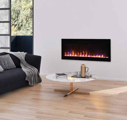 42" Electric Fireplace OSO42FI - angle view