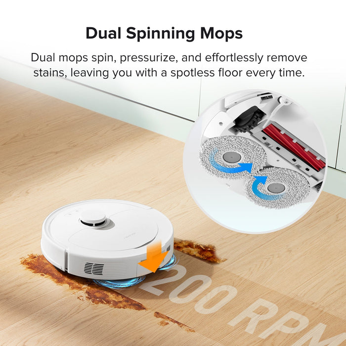 【Certified Refurbished 90% New】Roborock Qrevo Robot Vacuum with Multifunctional Dock