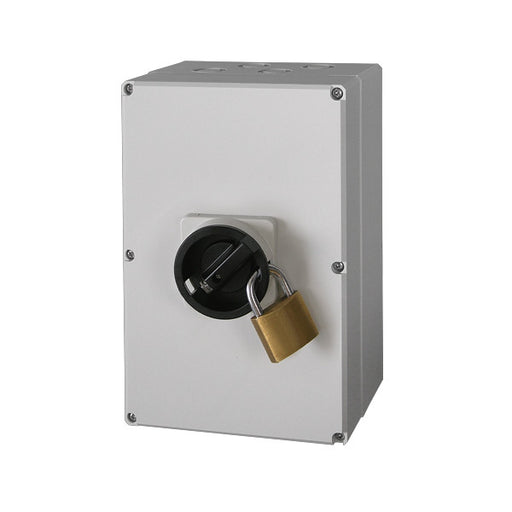 IMO DC Disconnect Rooftop Isolator Switch - 6 Pole - 3 String - IMO DC Disconnect Rooftop Isolator Switch front facing