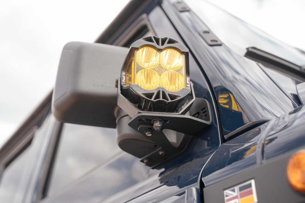 Rago Fabrication 2023-2026 INEOS Grenadier & Quartermaster Ditch Light Brackets – installed on vehicle, image 11 of 13