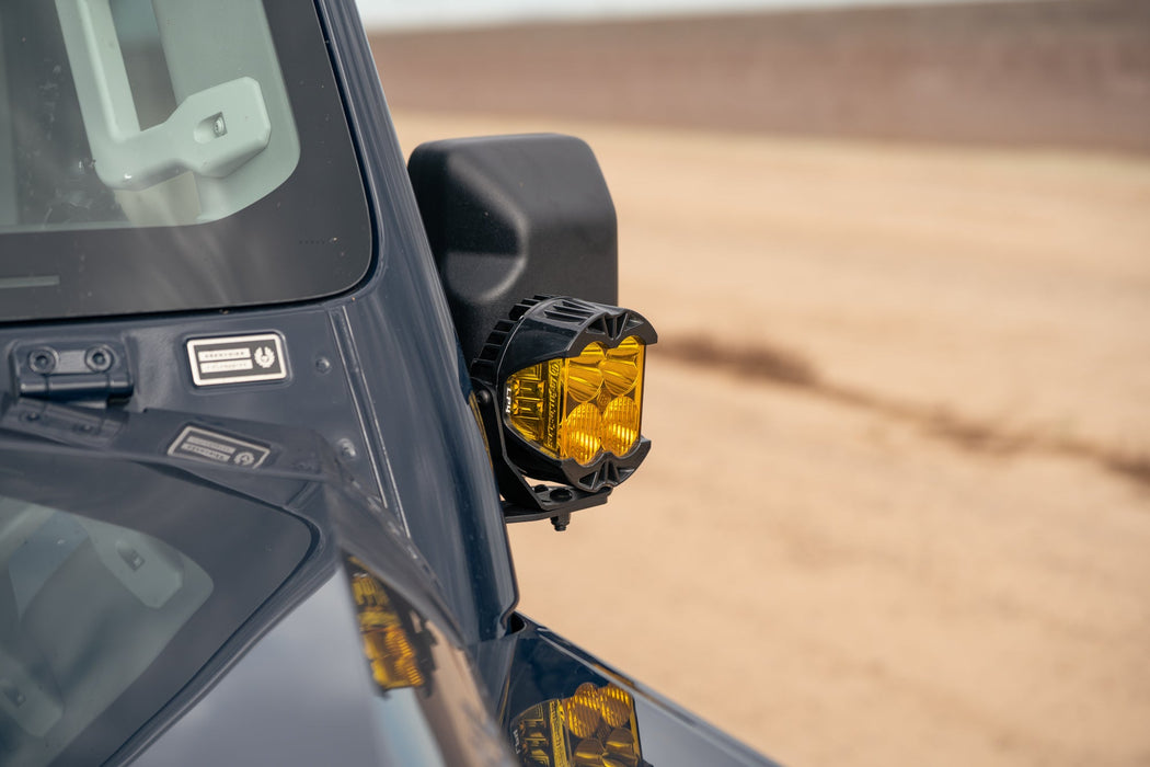 Rago Fabrication 2023-2026 INEOS Grenadier & Quartermaster Ditch Light Brackets – installed on vehicle, image 8 of 13