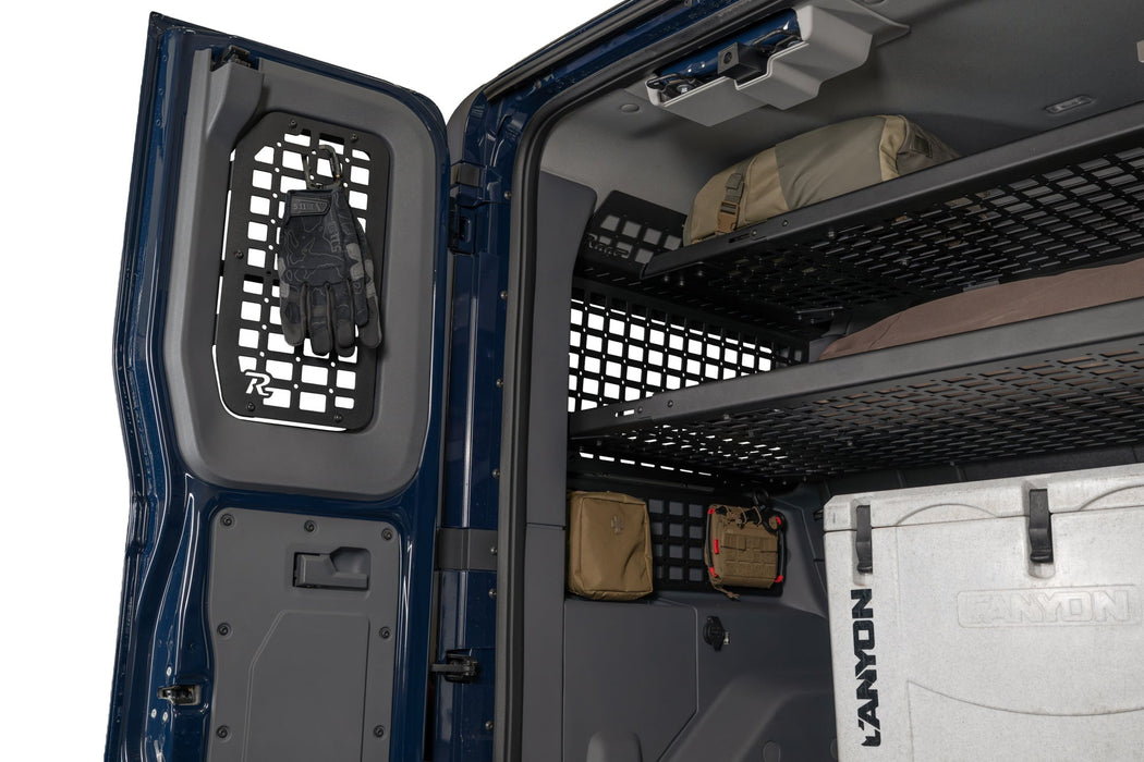 Rago Fabrication 2023-2026 INEOS Grenadier Rear Door Window Molle Panels – installed on vehicle, image 12 of 15