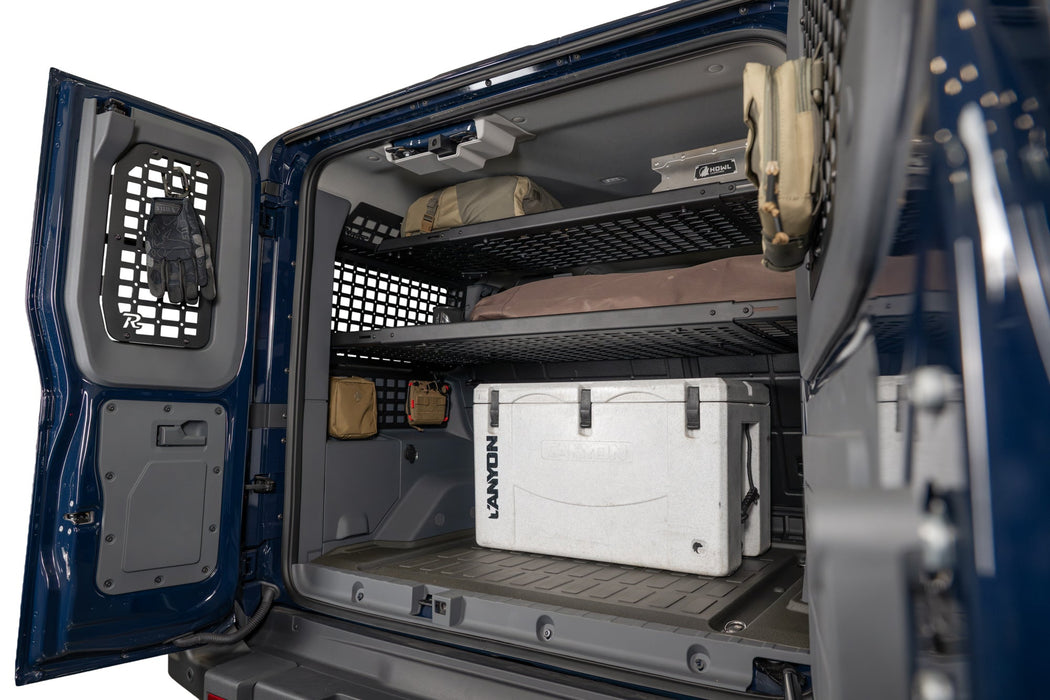 Rago Fabrication 2023-2026 INEOS Grenadier Rear Door Window Molle Panels – installed on vehicle, image 5 of 15