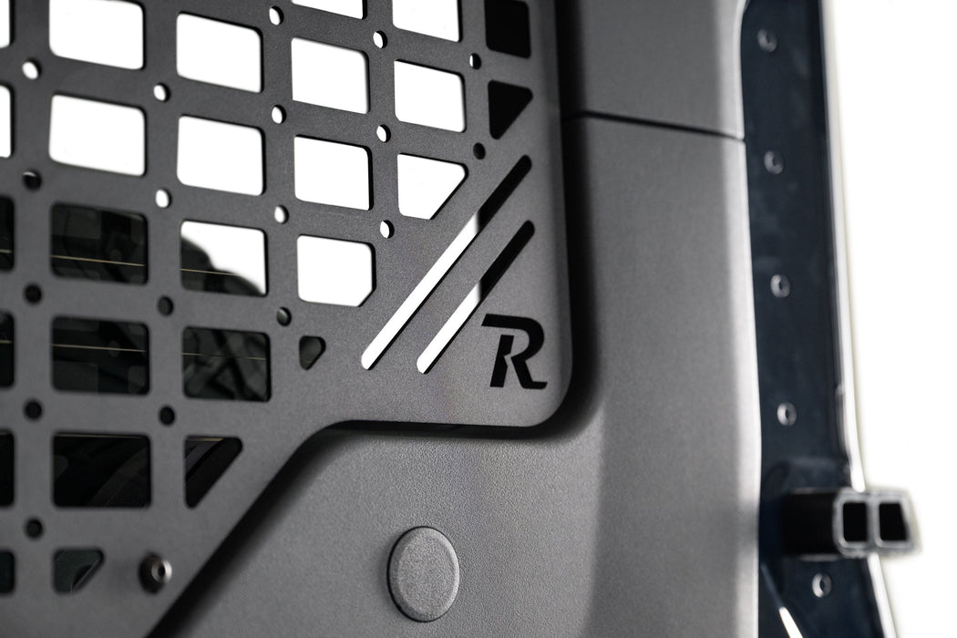 Rago Fabrication 2023-2026 INEOS Grenadier Rear Door Window Molle Panels – installed on vehicle, image 10 of 15
